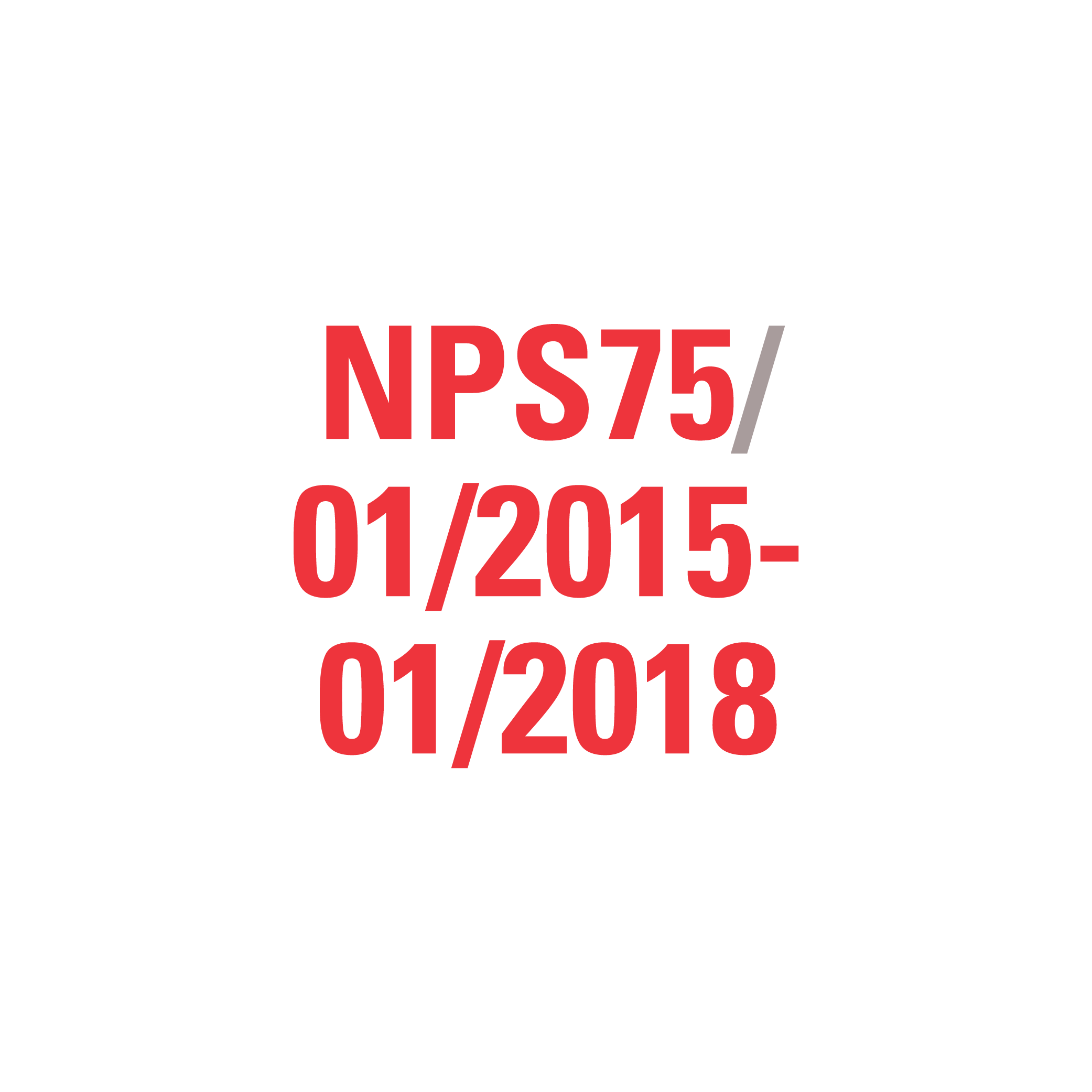 NPS75 09/2010-12/2014 EURO 5